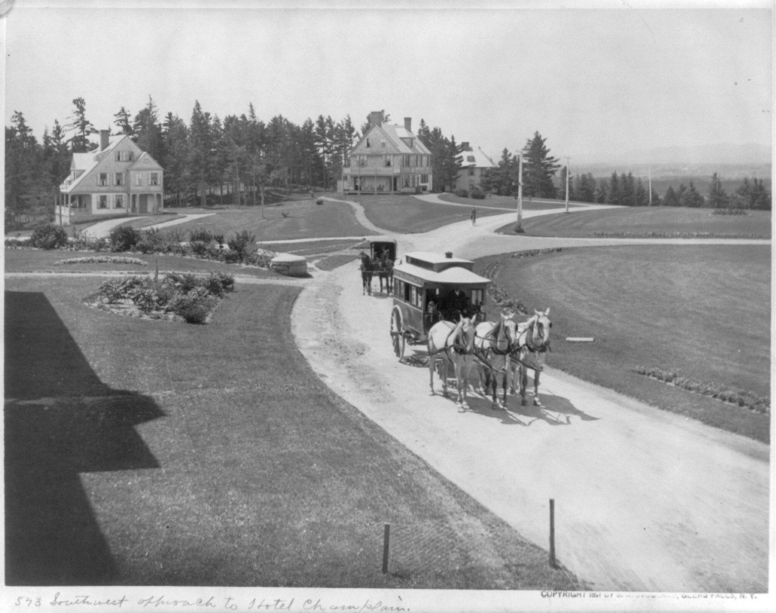 Photograph of the Adirondack Mountains taken in 1893